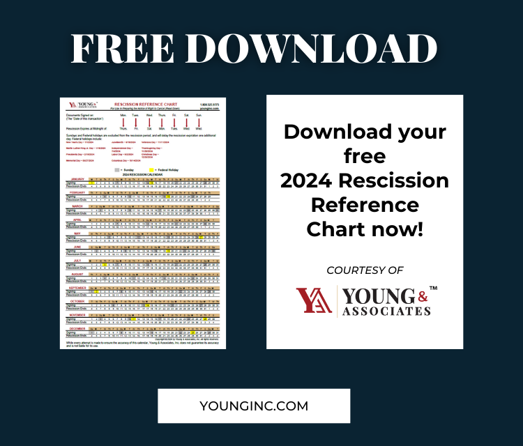 2024 Rescission Reference Chart