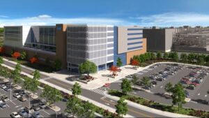 Digital render of Intel's new facility